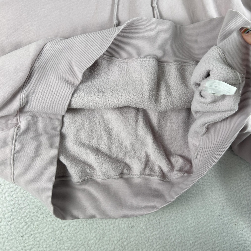 Nike Hoodie Womens XL Purple‎ Phoenix Fleece Cropped Boxy Pullover Sweatshirt - Picture 8 of 14